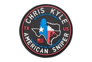 Howitzer Chris Kyle Blessed Morale Patch with colorful, hand drawn design
